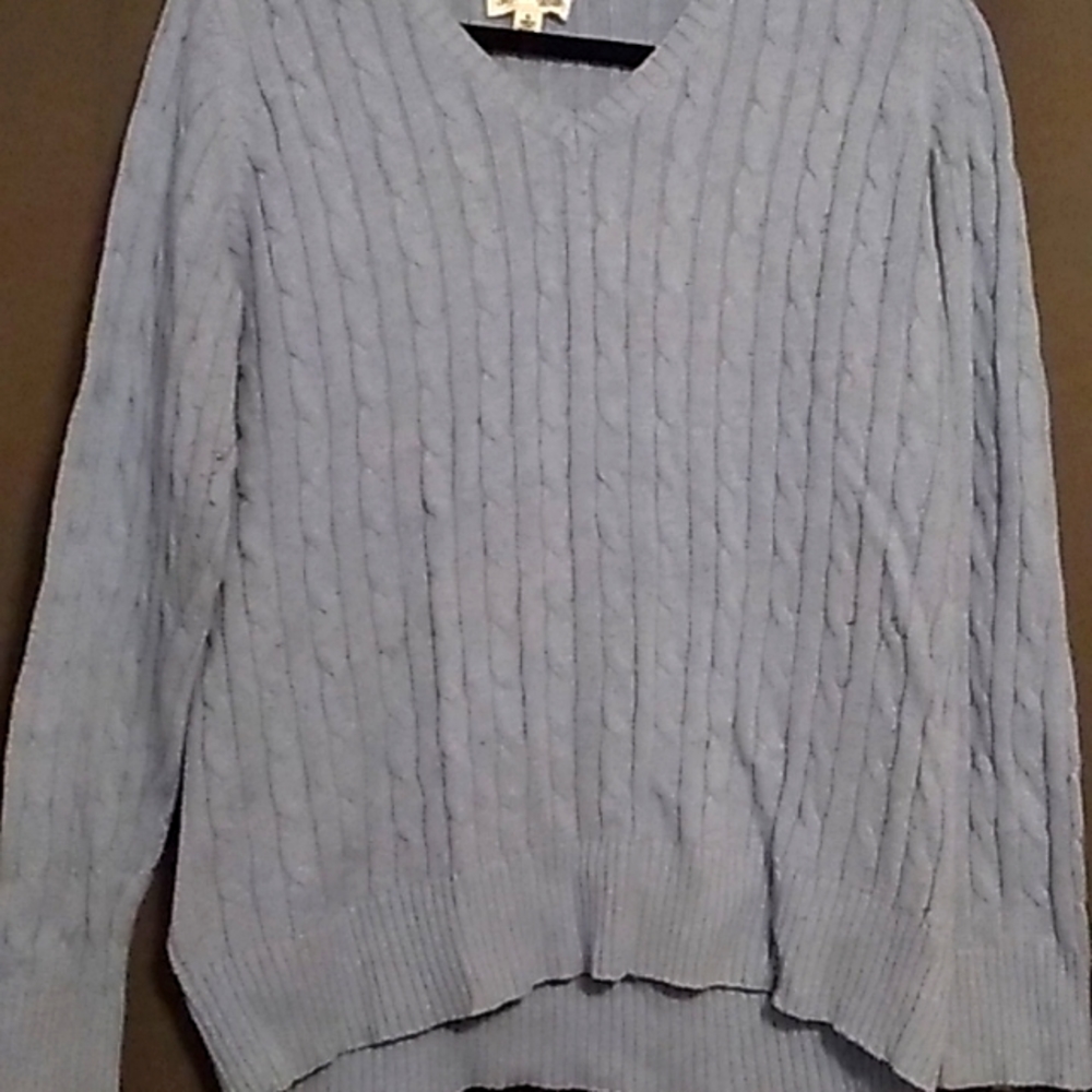 Xl st John's bay v neck sweater light blue